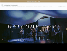 Tablet Screenshot of clearviewfoursquare.com